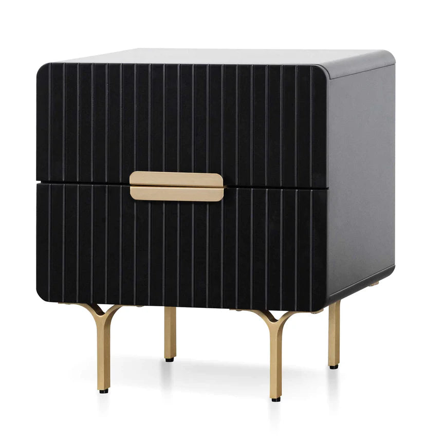 Luxury Bedside Table - Black