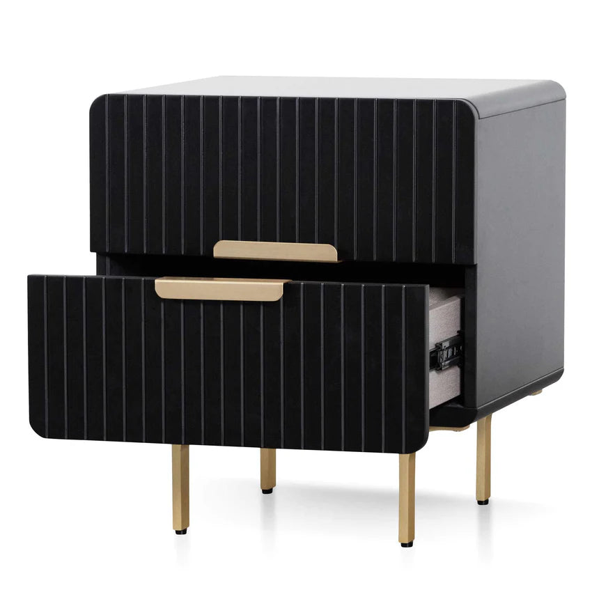 Luxury Bedside Table - Black