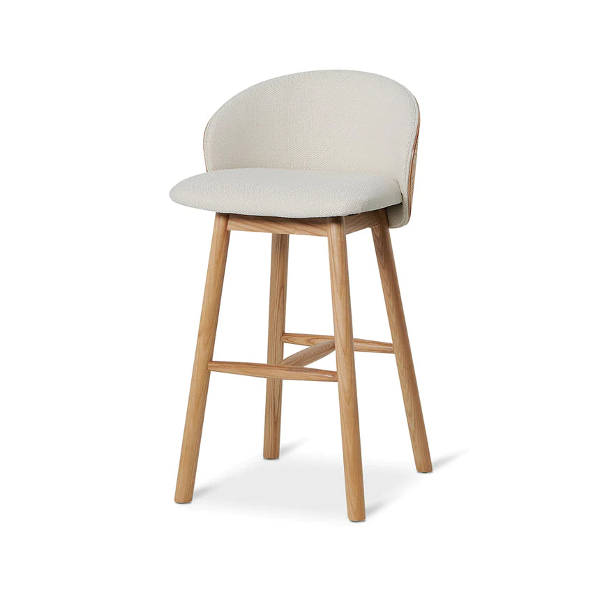 Luxury Cushion Bar Chair Stool - Beige