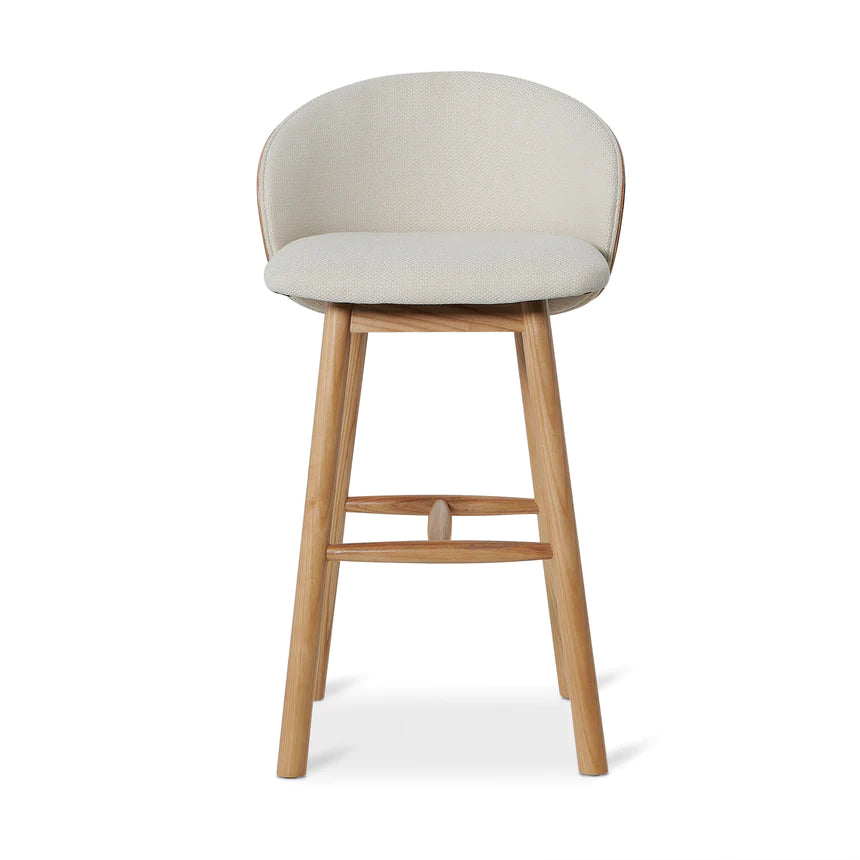 Luxury Cushion Bar Chair Stool - Beige