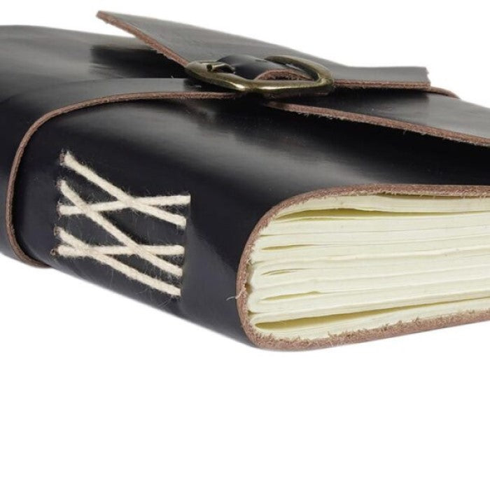 Luxury Luster Leather Journal with Belt Lock