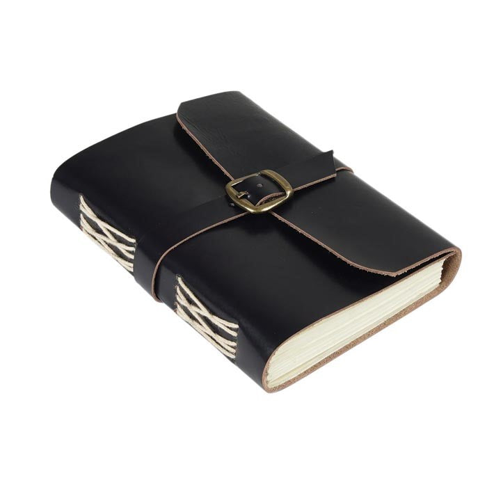 Luxury Luster Leather Journal with Belt Lock