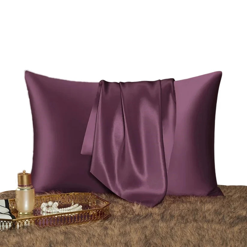 Luxury Mulberry Silk Pillowcase - Purple - 50x75cms