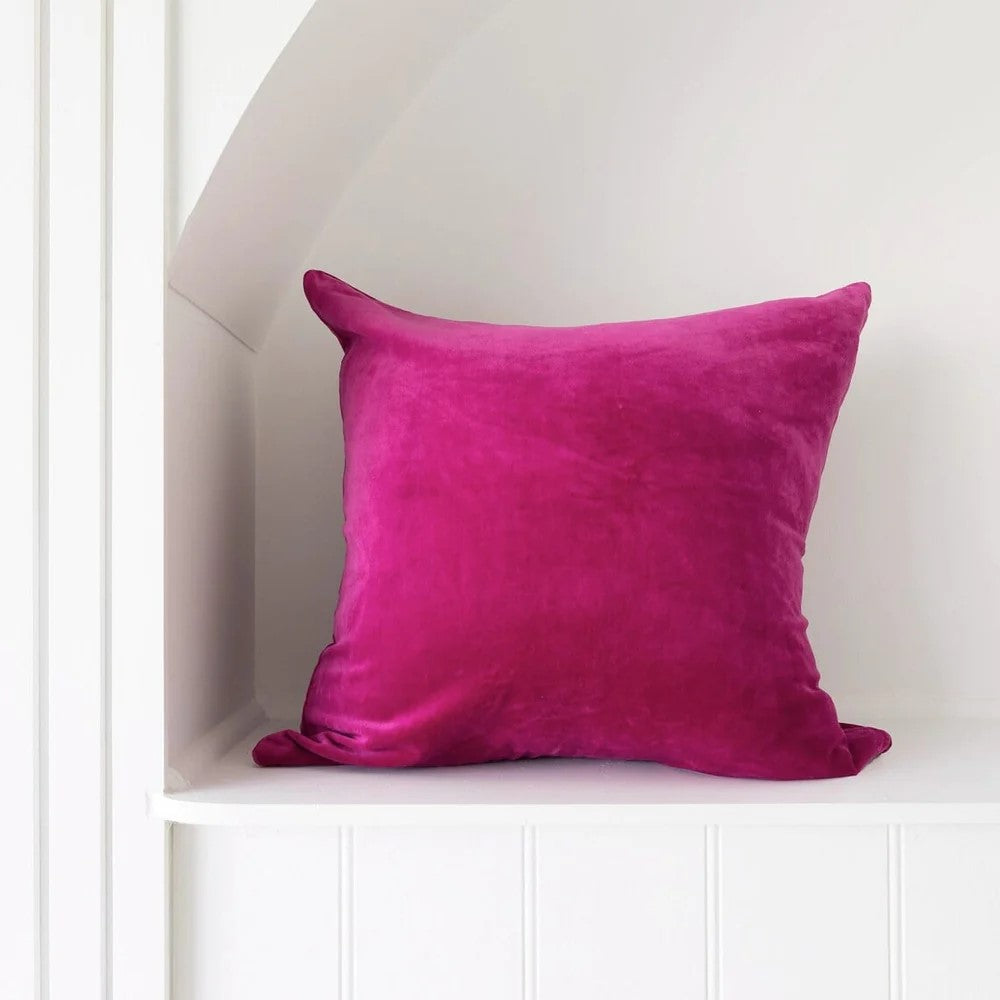 Luxury Smooth Velvet Cushion Cover 45 x 45cms - Available in 5 Colors