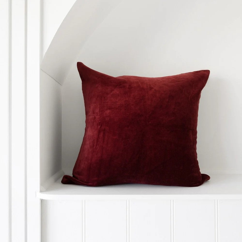 Luxury Smooth Velvet Cushion Cover 45 x 45cms - Available in 5 Colors