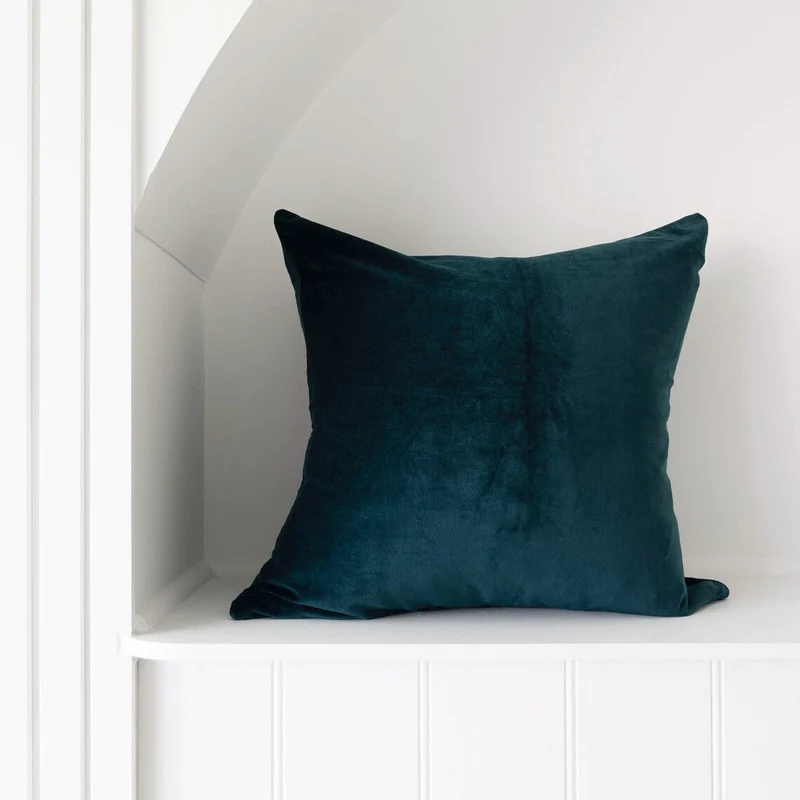 Luxury Smooth Velvet Cushion Cover 45 x 45cms - Available in 5 Colors