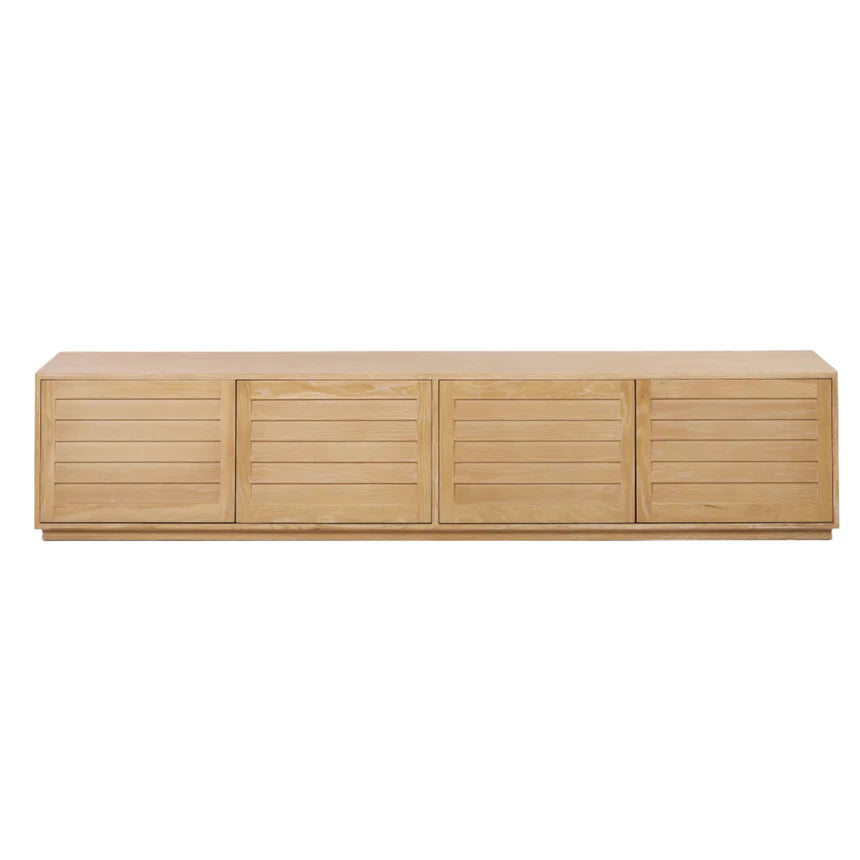 Luxury & Function Travertine Top TV Unit - Natural - 220cms