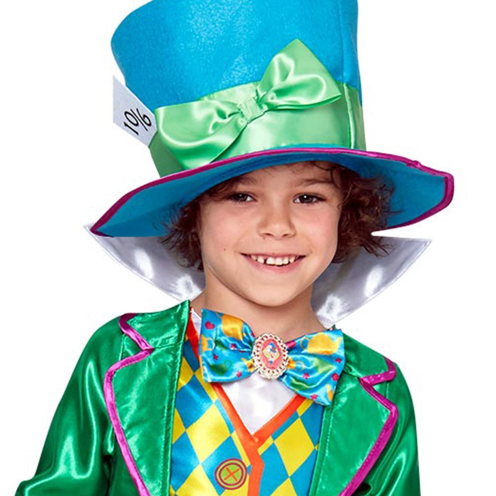 Mad Hatter Deluxe Child Boy's Costumes (Available in 2 Sizes) (LH)