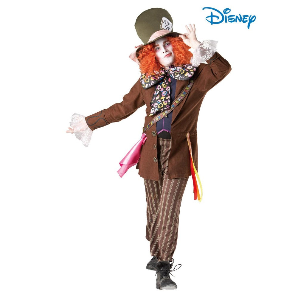 Mad Hatter Deluxe Men's Costumes (Available in 2 Sizes)