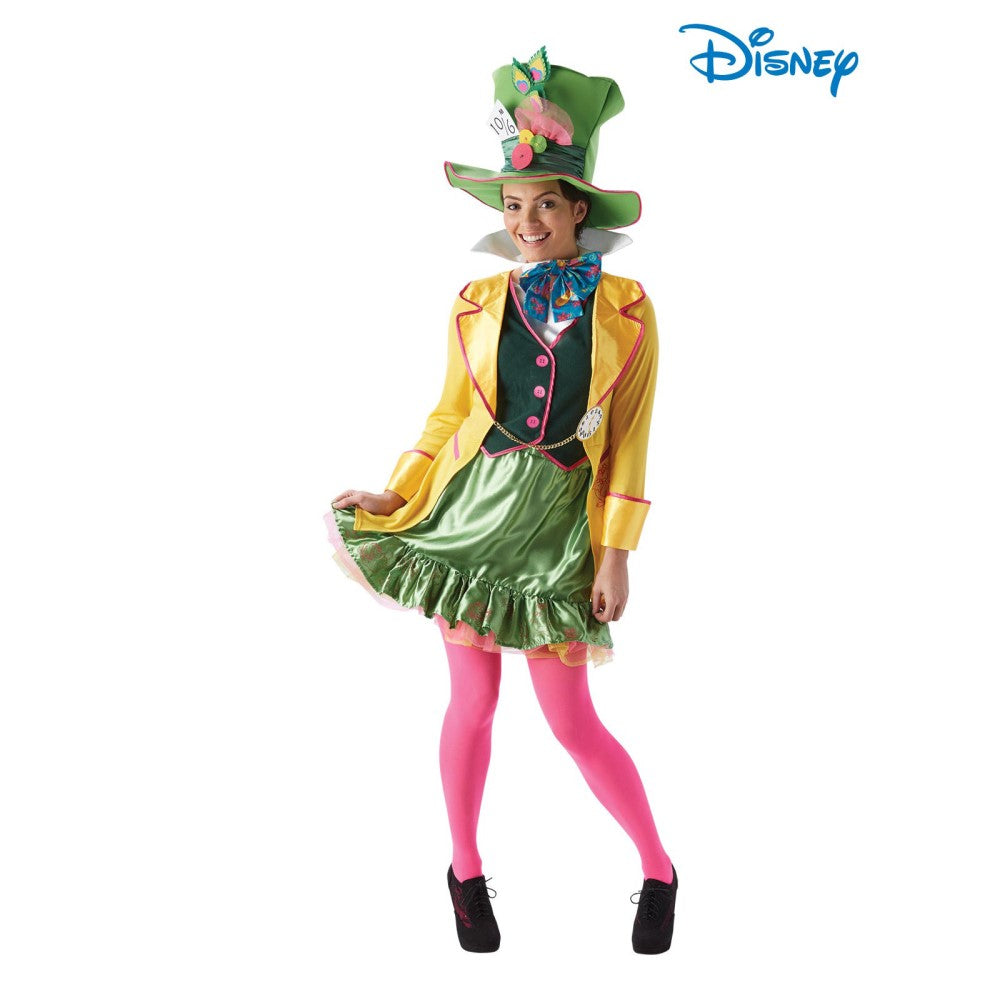 Mad Hatter Women's Costumes (Available in 4 Sizes)