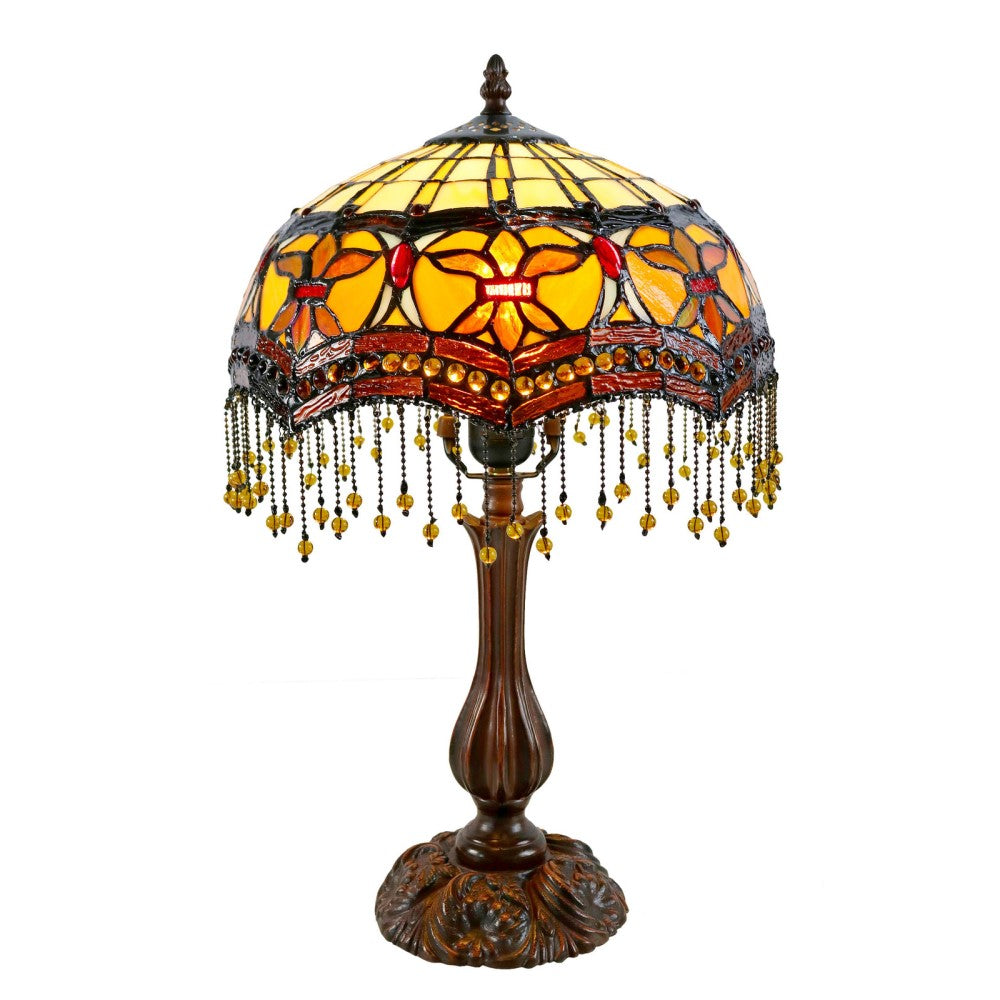 Madonna Style Beaded Table Lamp