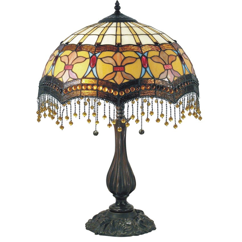 Madonna Style Beaded Table Lamp