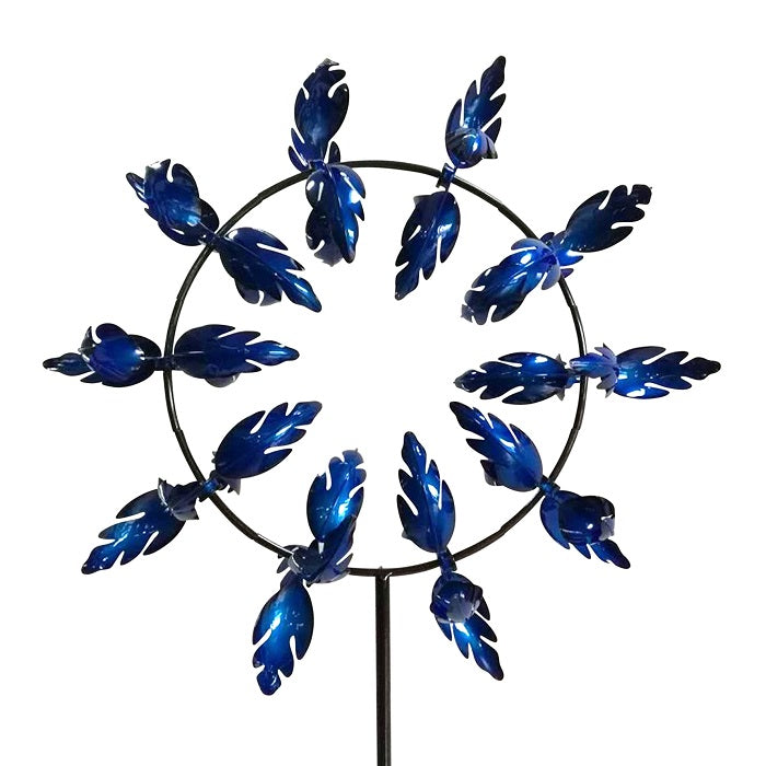 Magic In Motion Garden Wind Spinner - Blue