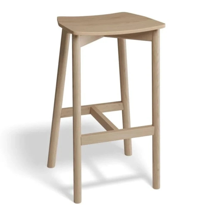 Mahogany Backless High Stool (Available in 2 Sizes)