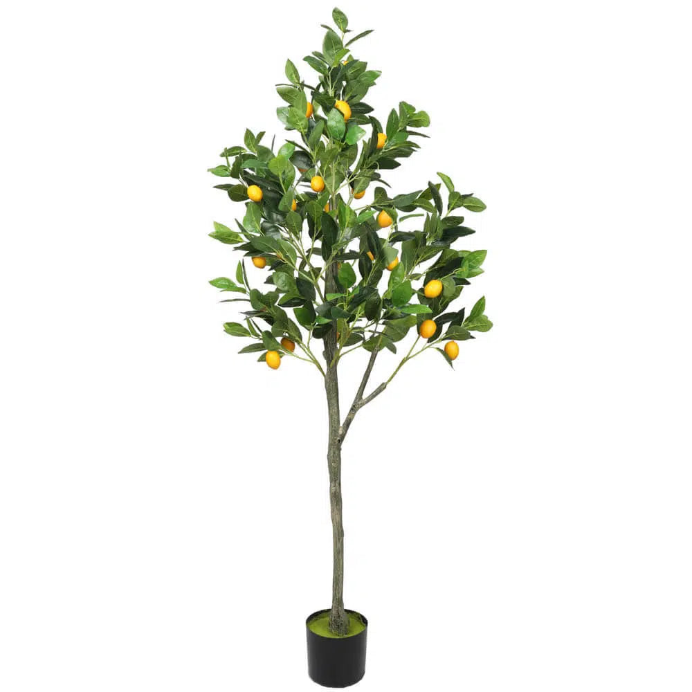 Majestic Artificial Lemon Tree with Lemons 150cms