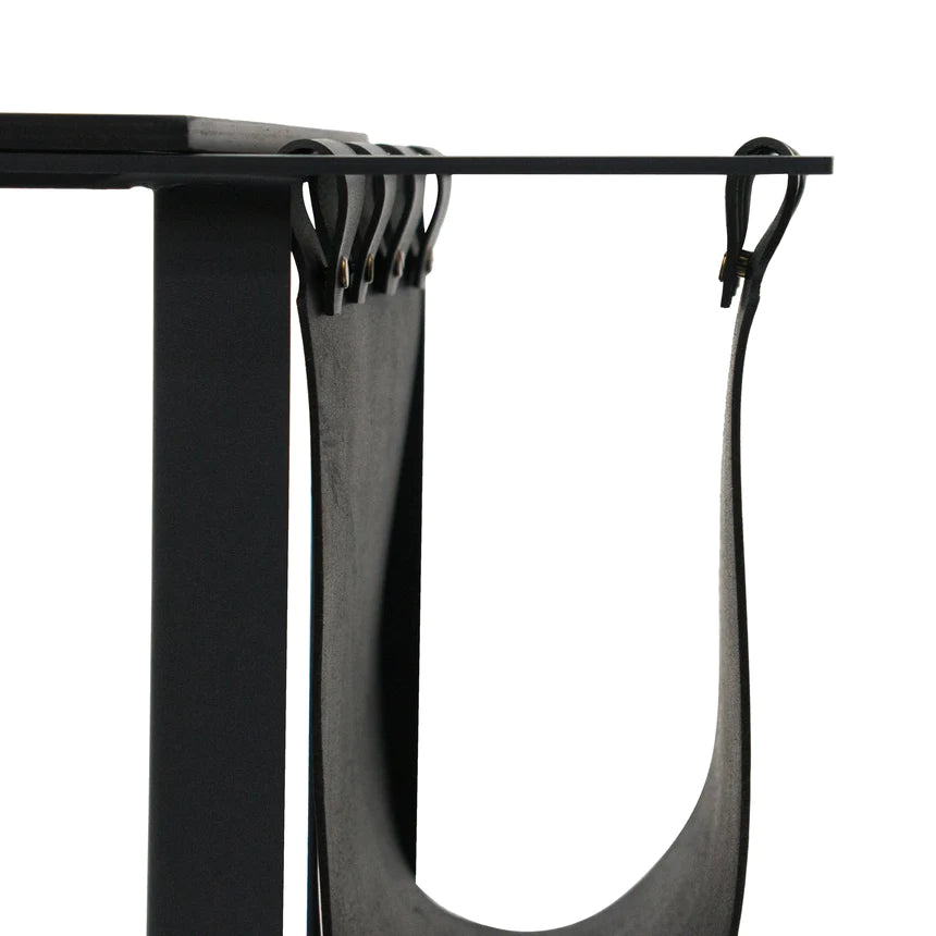 Majestic Maple Side Table 55cms - Black