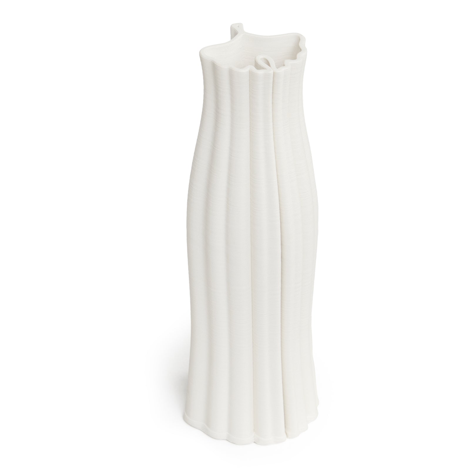 Majestic Snowfall Ceramic Vase - White (Available in 2 sizes)