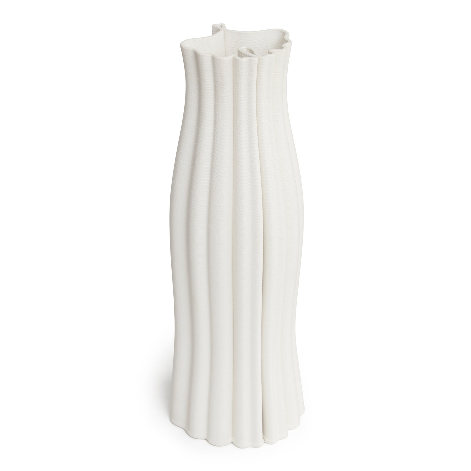 Majestic Snowfall Ceramic Vase - White (Available in 2 sizes)