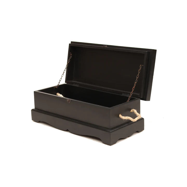 Majestic Storage Small Blanket Box - Black