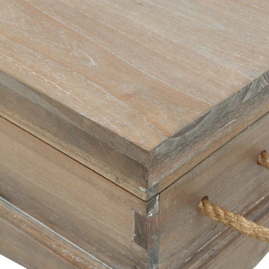 Majestic Storage Small Blanket Box - Weathered Oak