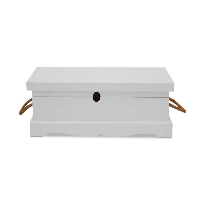 Majestic Storage Small Blanket Box - White