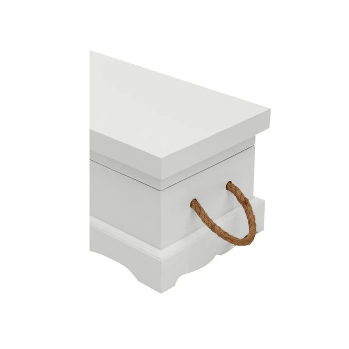 Majestic Storage Small Blanket Box - White