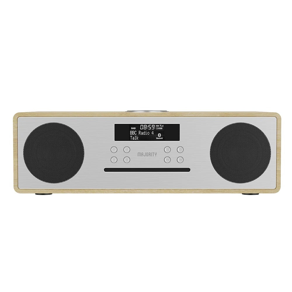 Majority Oakington: Bluetooth, DAB Radio, and CD Player - Oak