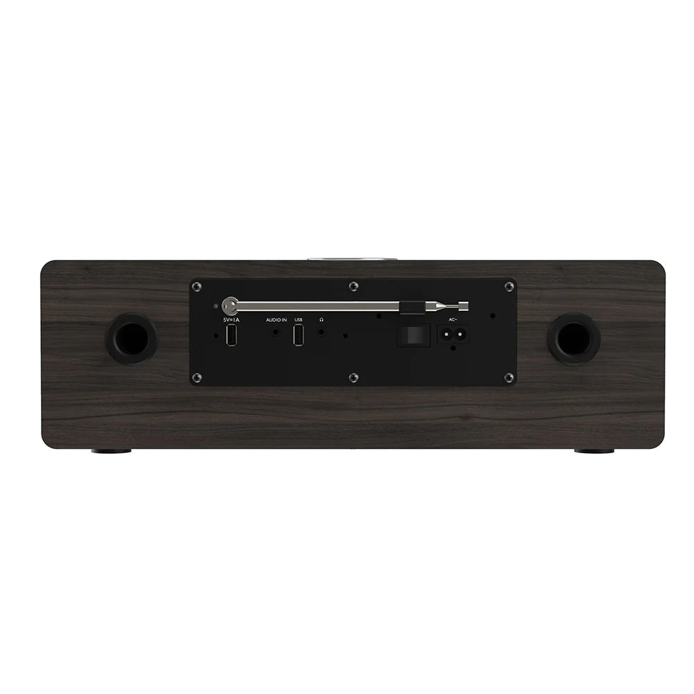 Majority Oakington: Bluetooth, DAB Radio, and CD Player - Walnut