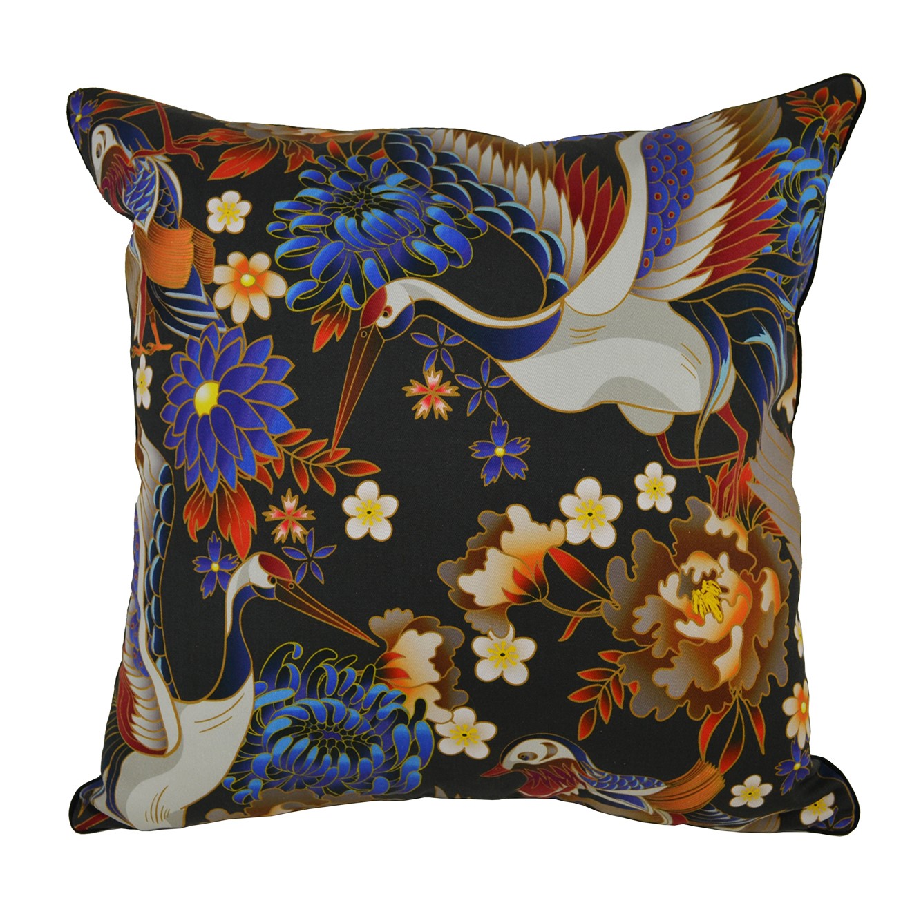 Mandarin Designer Cushion With Recycled Fill 45 X 45cms