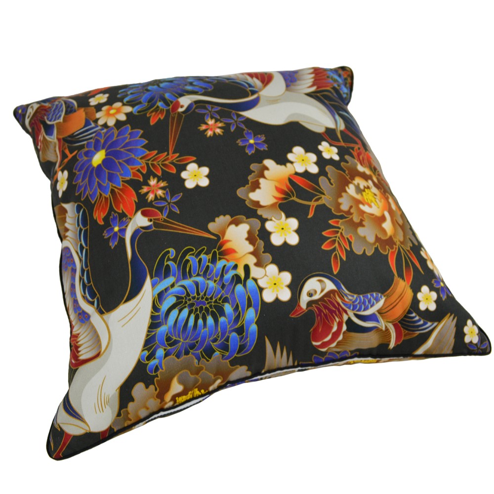 Mandarin Designer Cushion With Recycled Fill 45 X 45cms