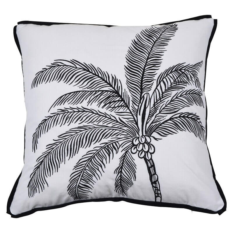 Marbella Velvet 50x50cm Cushion Cover - Black Tree