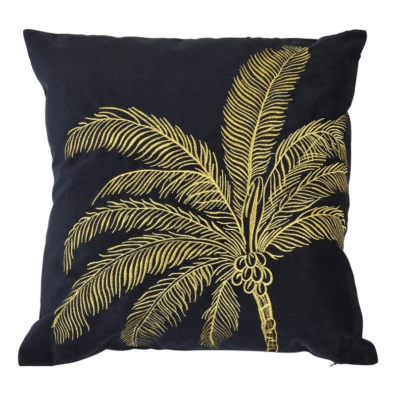 Marbella Velvet 50x50cm Cushion Cover - Gold Tree