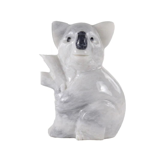 Marble Sculpture Koala Figurine 20cm - Available in 2 Colors