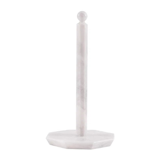 Marble Star Paper Towel Holder - White