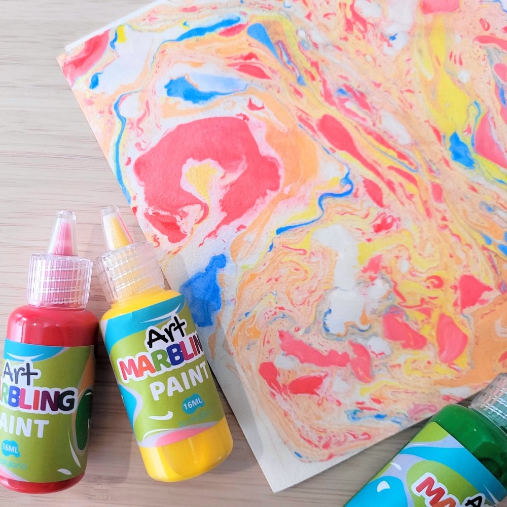 6 Colours Marbling Paint Craft Kit