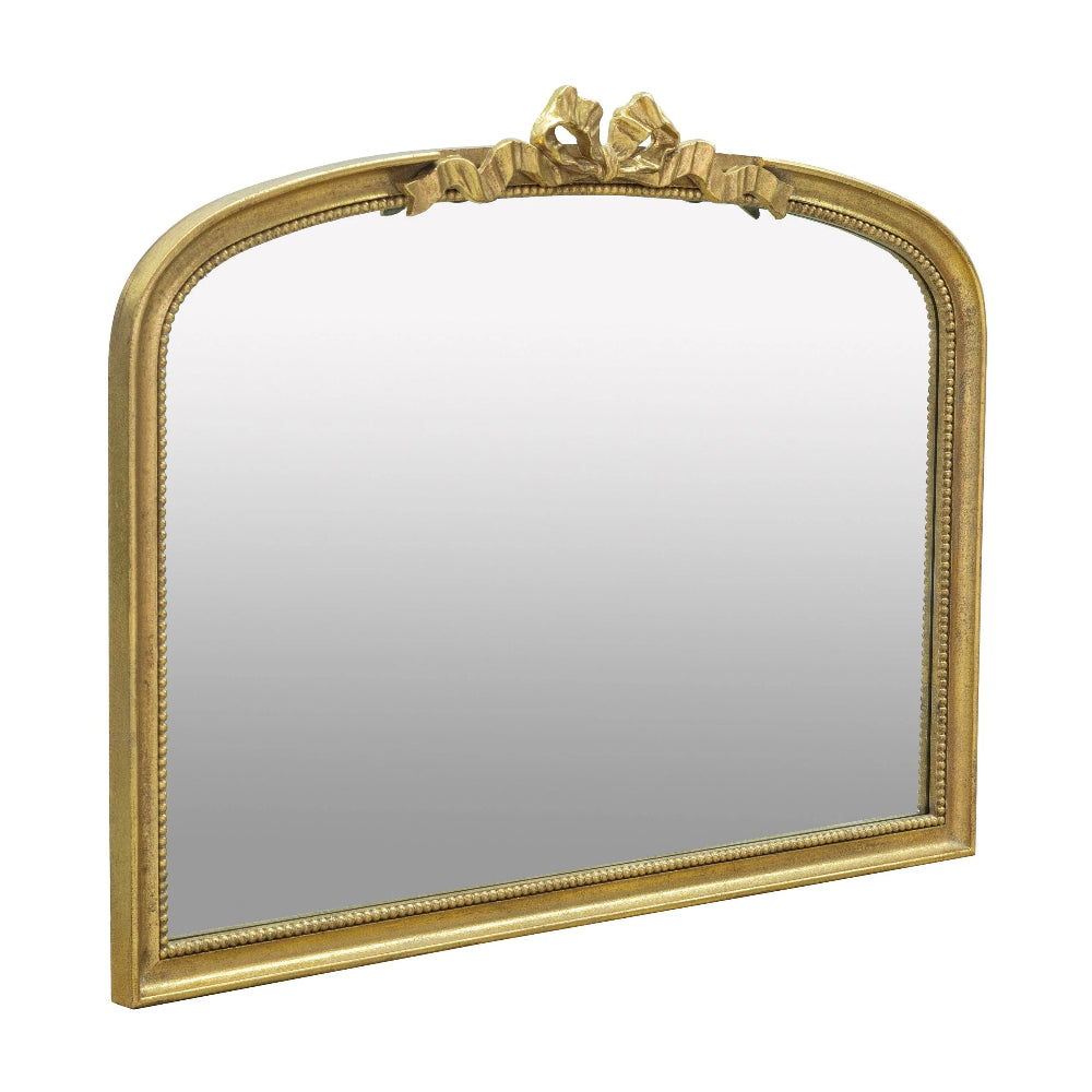 Masterpiece Ornate Gold Bow Mirror - 102cms