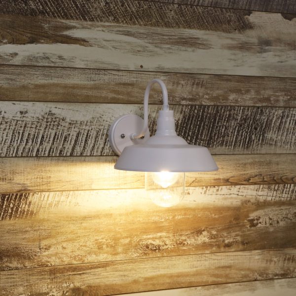 Matt Finish Barn Style Wall Light (Available in 2 Colors)