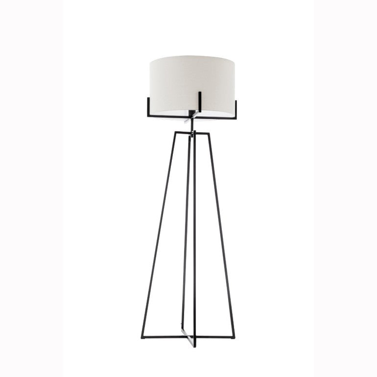 Matte Square-Edged Metal Dimmable Floor Lamp - Available in 2 Sizes