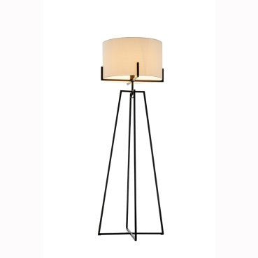 Matte Square-Edged Metal Dimmable Floor Lamp - Available in 2 Sizes