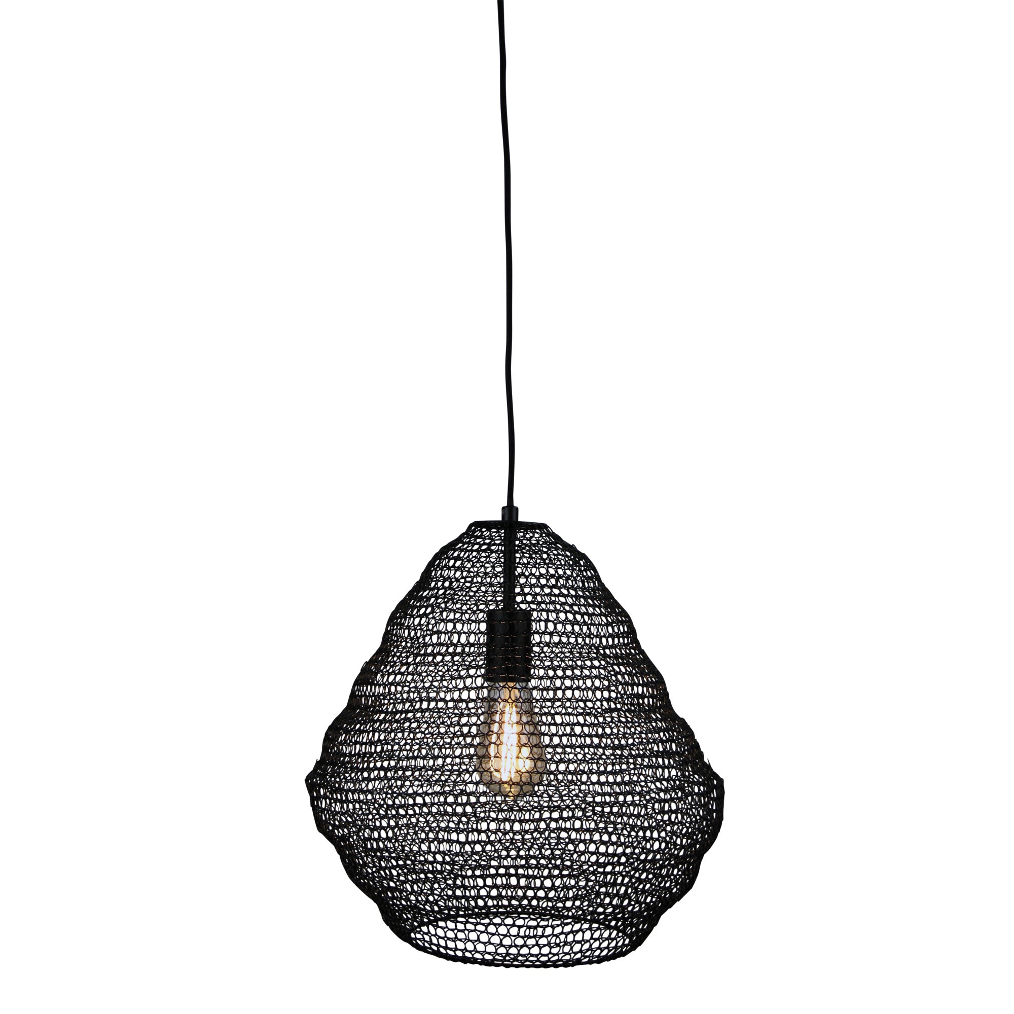 Mesh Basket Style Shade Pendant Lamp (Available in 3 Sizes)