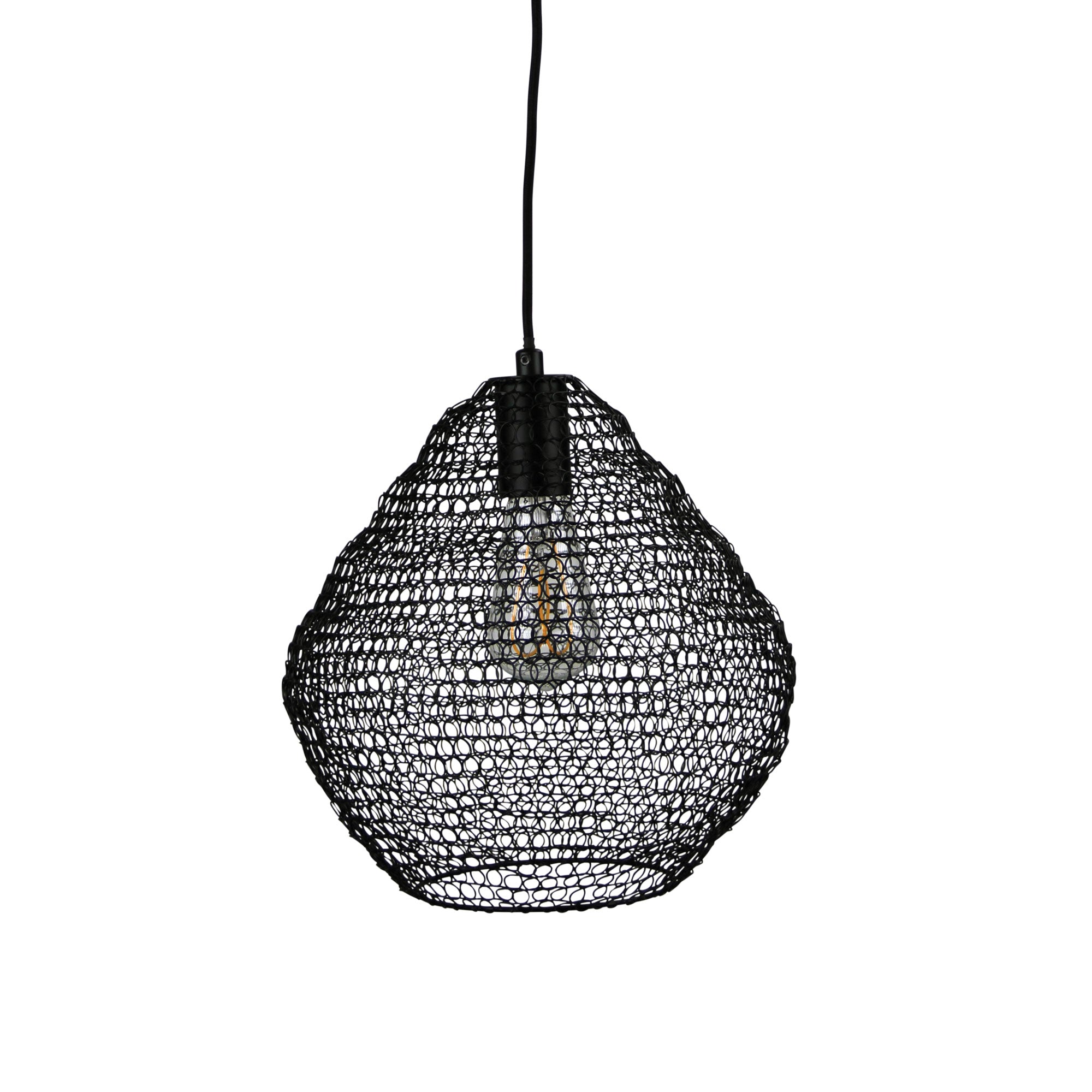 Mesh Basket Style Shade Pendant Lamp (Available in 3 Sizes)