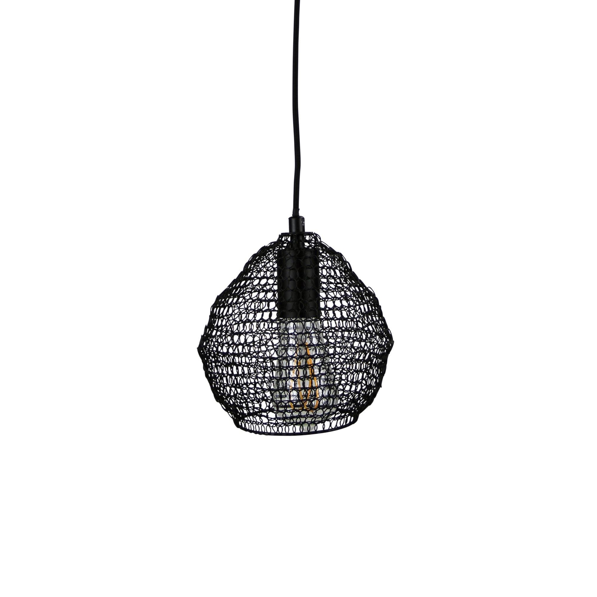 Mesh Basket Style Shade Pendant Lamp (Available in 3 Sizes)