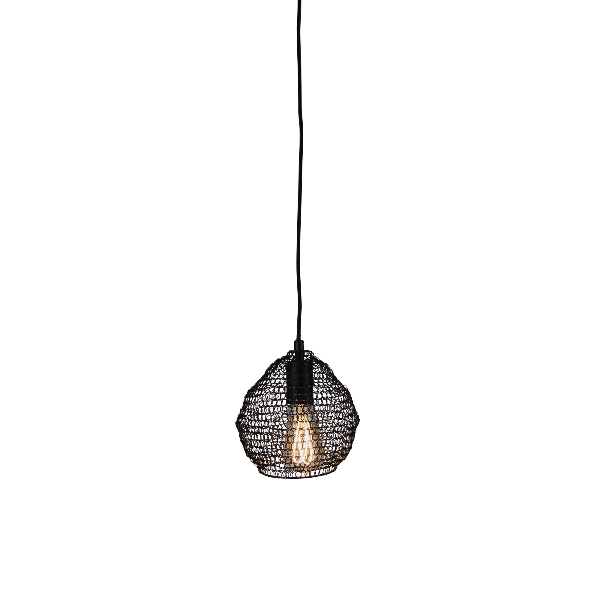 Mesh Basket Style Shade Pendant Lamp (Available in 3 Sizes)