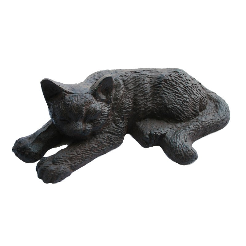 Metal Artistic Sleeping Cat