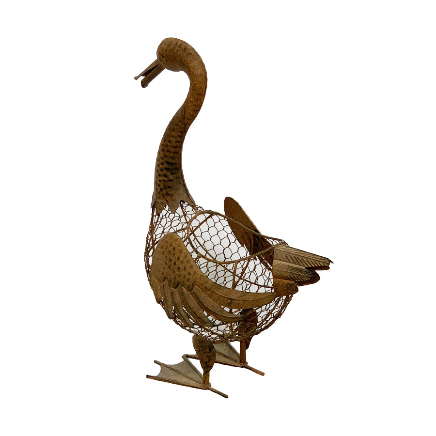 Metal Decorative Duck Egg Basket/Storage