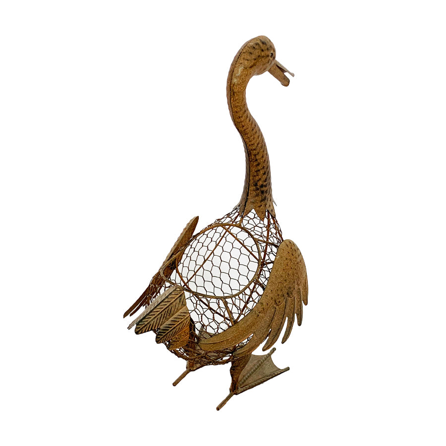 Metal Decorative Duck Egg Basket/Storage