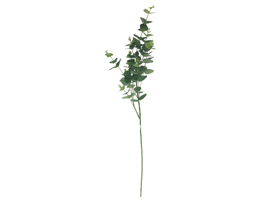 Metal Faux Eucalyptus Spray Stem - 22x90cms