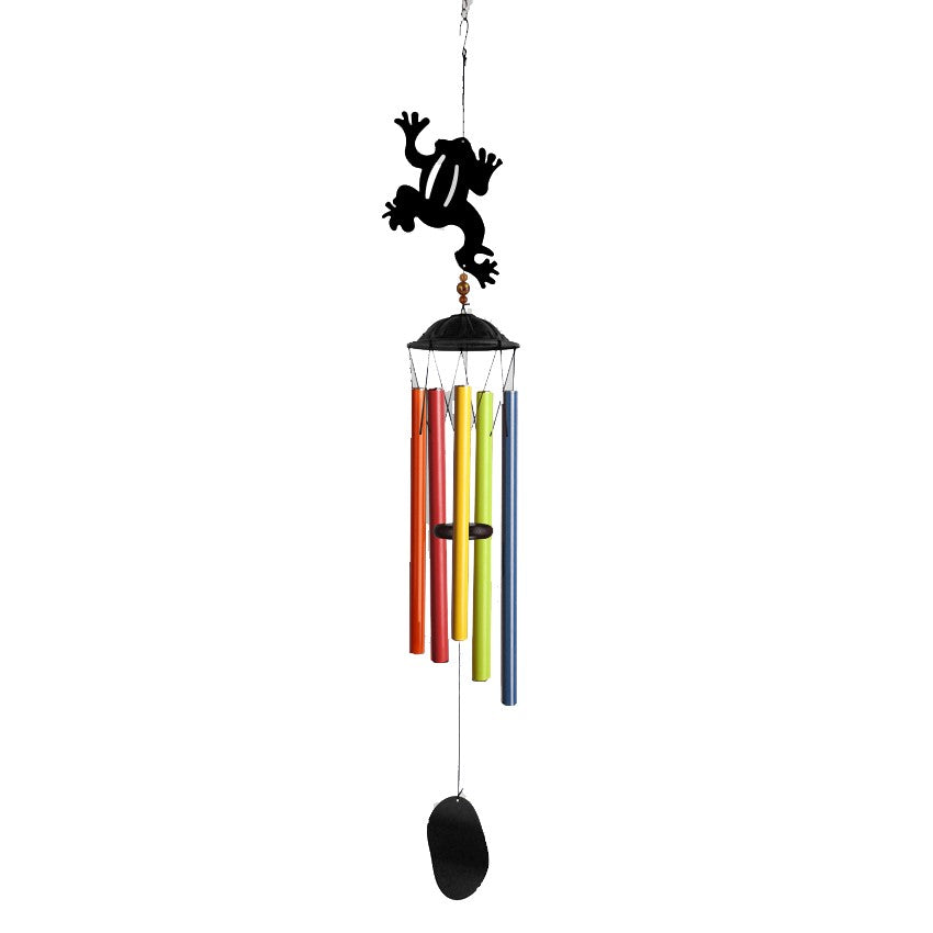 Metal Frog Rainbow Wind Chime