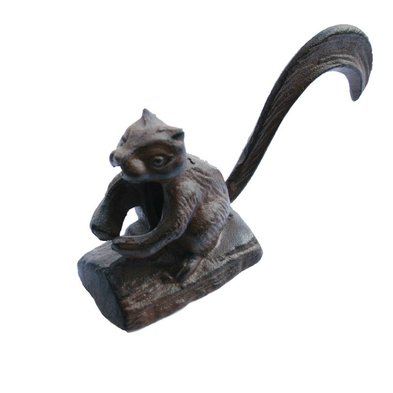 Metal Squirrel Nutcracker Garden Decor