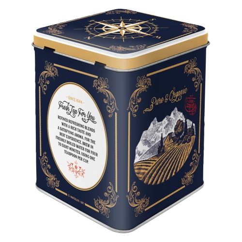 Metal Tin Storage Box - Traditional English Tea